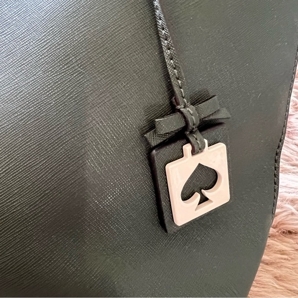 NWOT Kate Spade Dark Green Tote Bag - Picture 3 of 9
